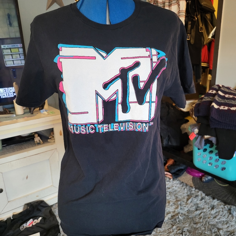 MTV Cotton Tee sz M
